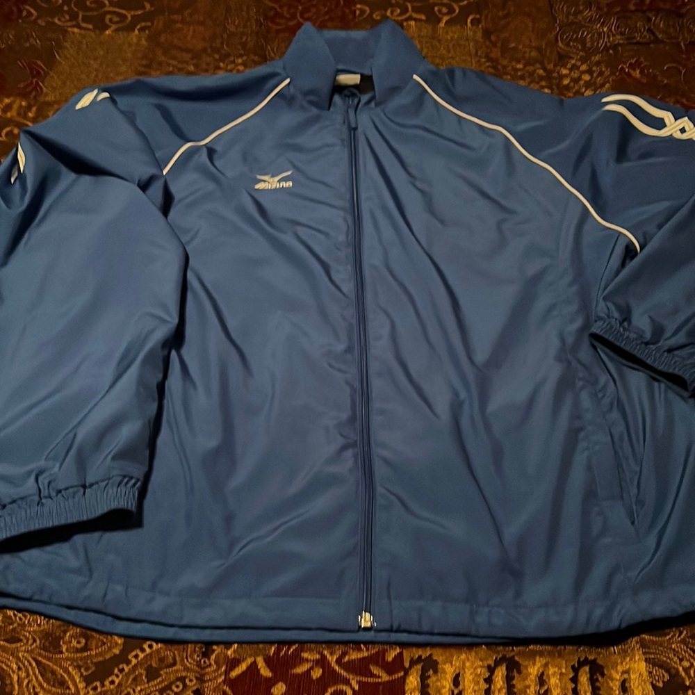 Mizuno Mesh Lined Full Zip Windbreaker Jacket